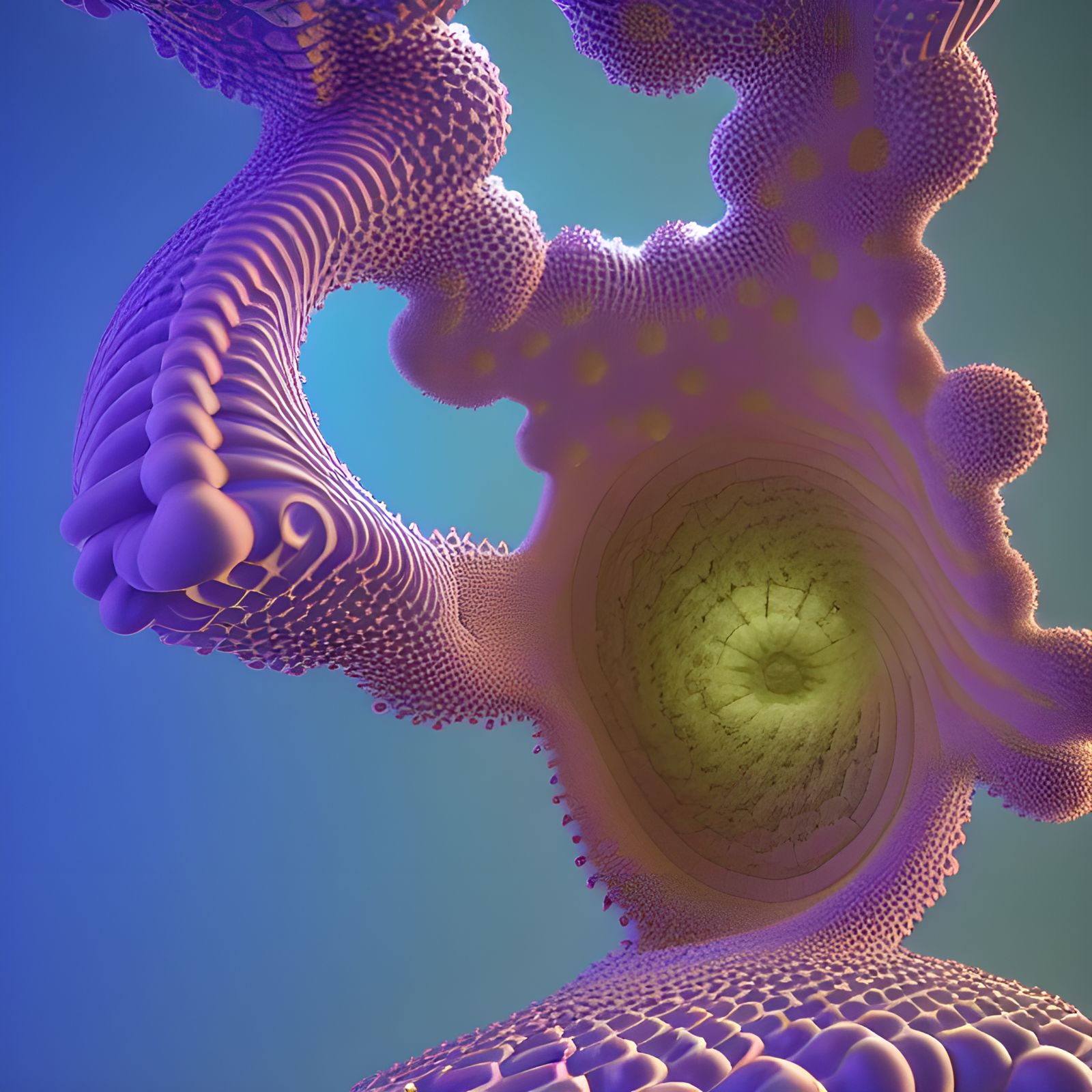 Iridescent 3D Fractal Sculptures in 8K