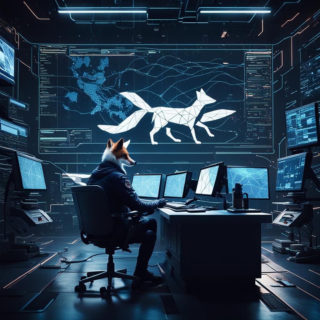 Cyberpunk Fox Hacker Reveals Network Secrets