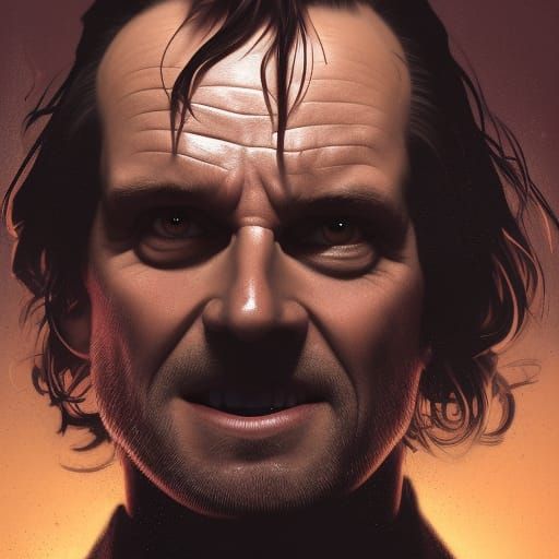Hyperdetailed Portrait of Jack Torrance in Unreal Engine 5