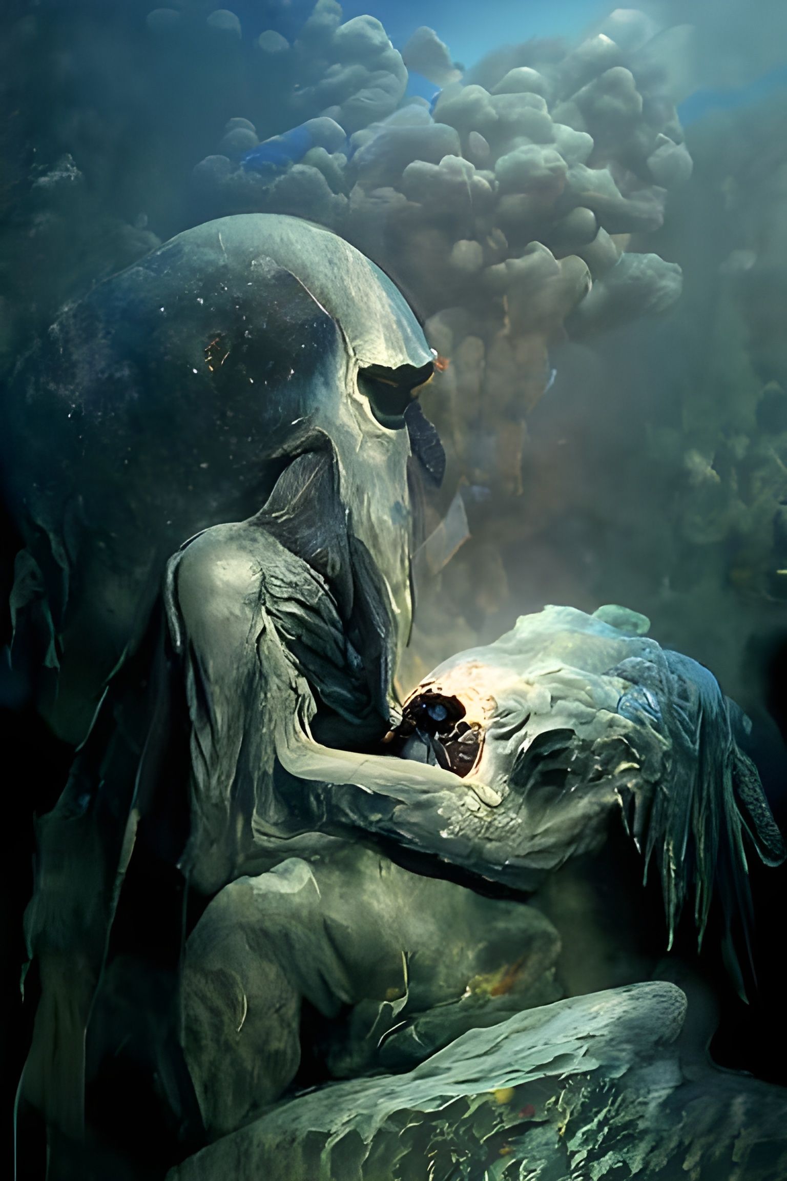 Fantasy of Lost Love in Gothic Art Style