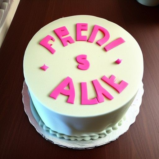 AI Generated Ice Cream Cake