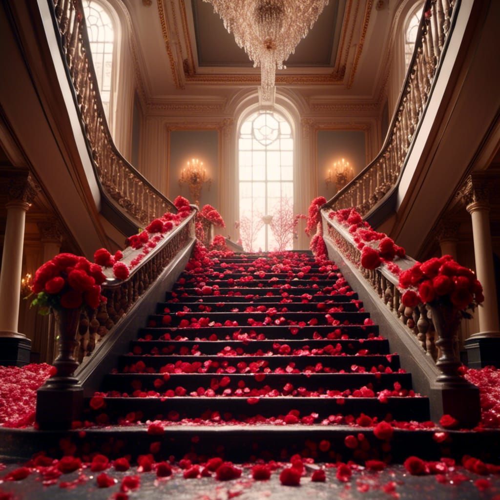 Titanic Grand Staircase: Dark Wedding Style