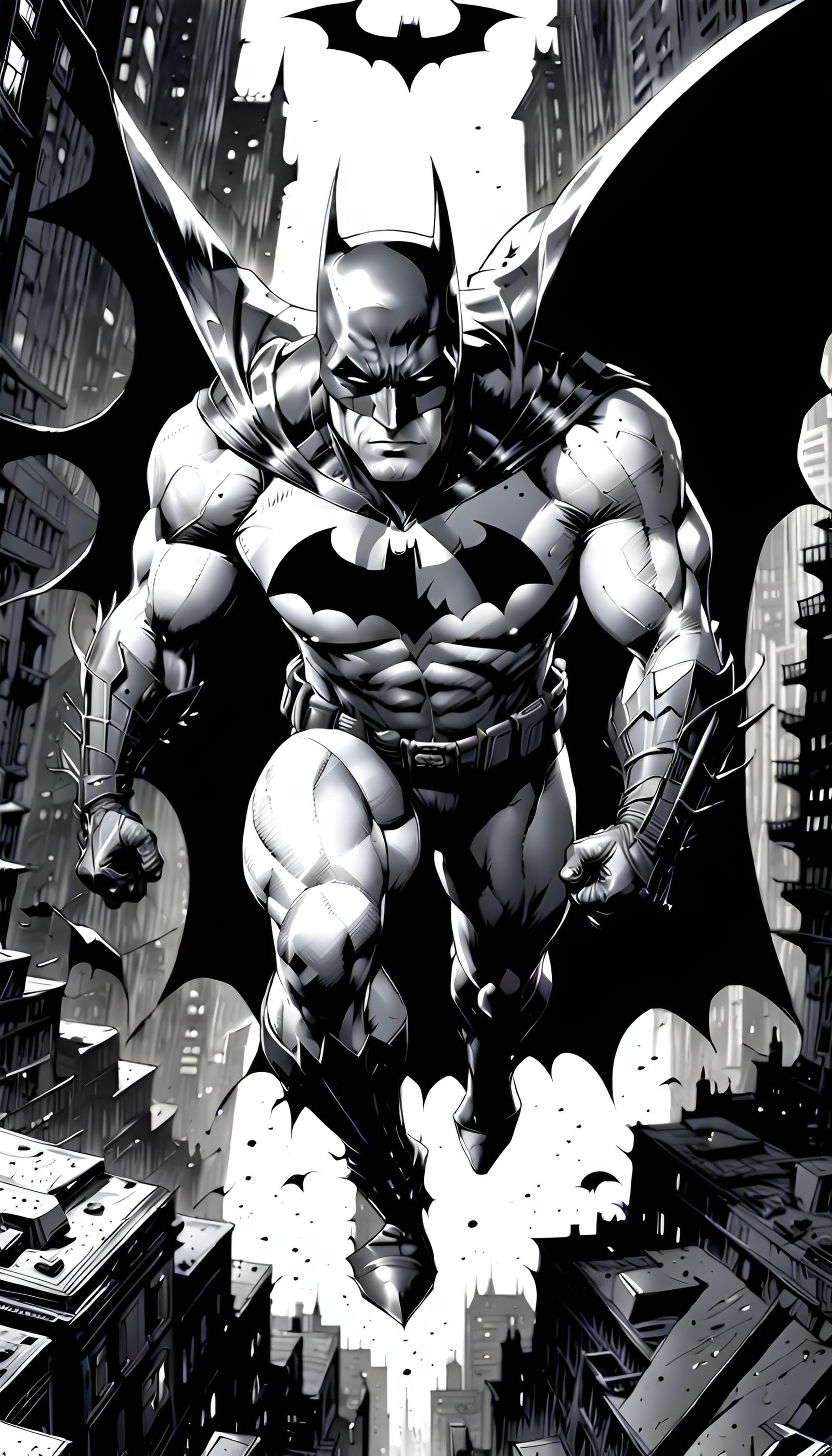 "Batman Black and White 2 part comicbook~Eulogy,