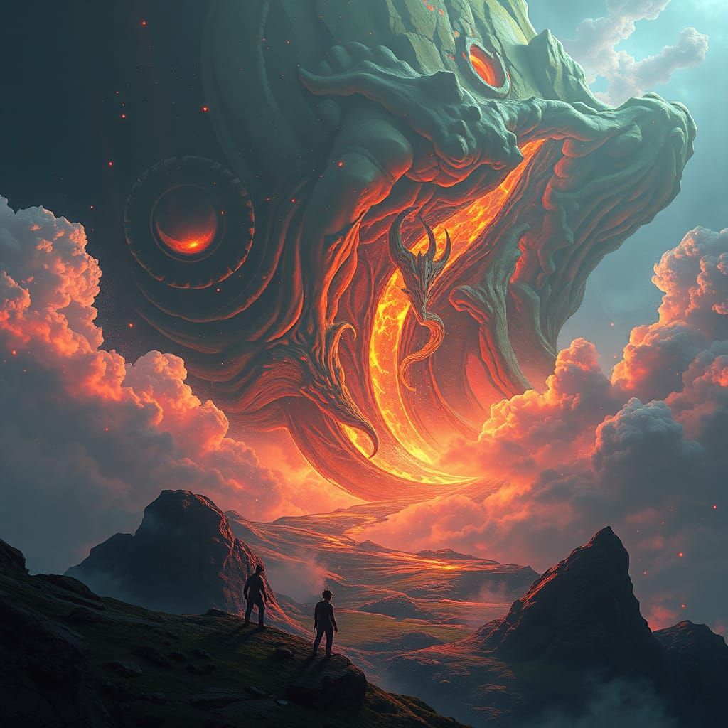 Immersive Fantasy Concept Art in Matte Painting Style