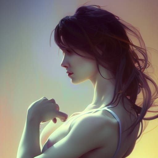 Detailed Portrait with Dynamic Lighting