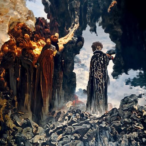 Elijah Defeats Baal Priests: Renaissance Painting