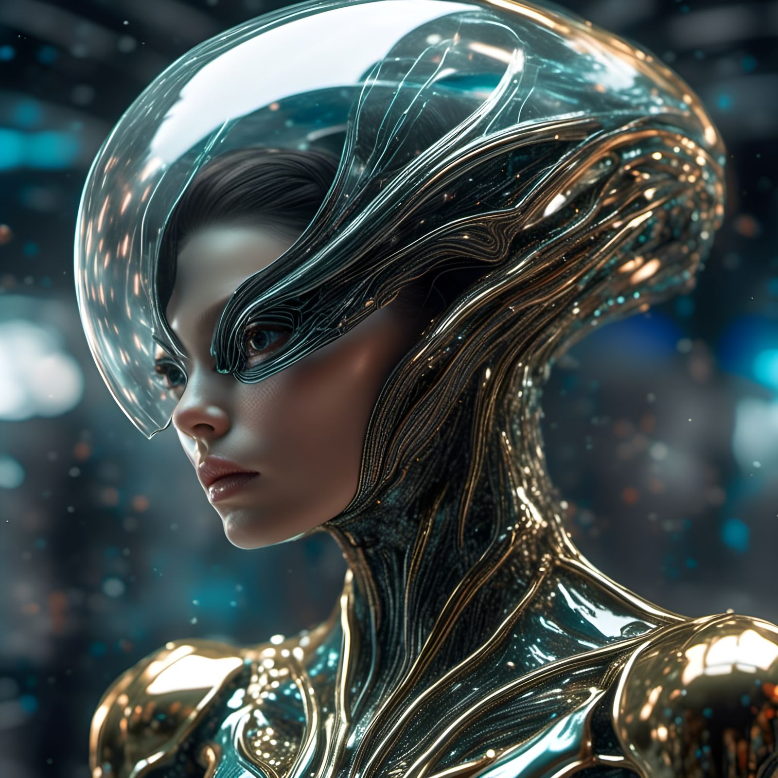 Graceful Alien People and Pets in a Wild Xeno Setting