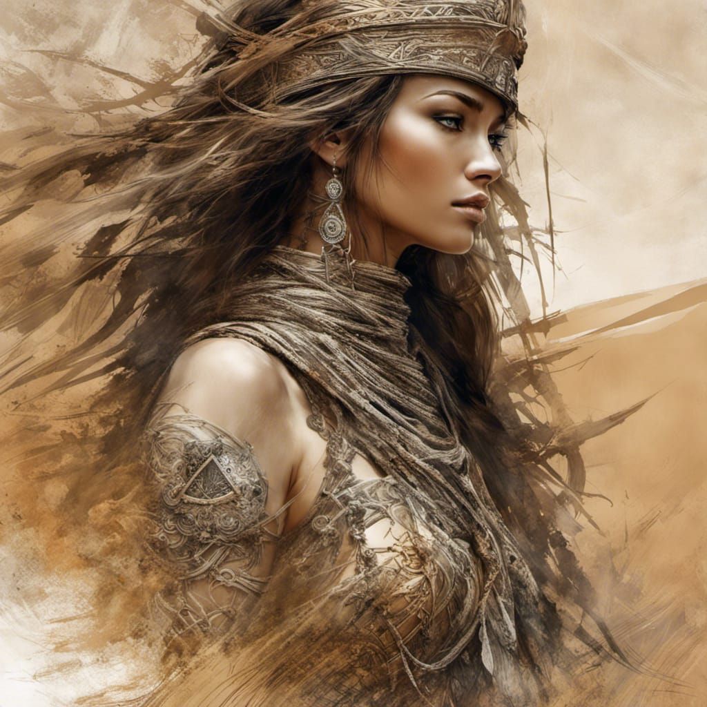 Desert Sands Knight in Dune Armor