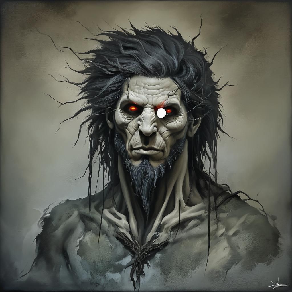 Abstract Painting Generated From a Name