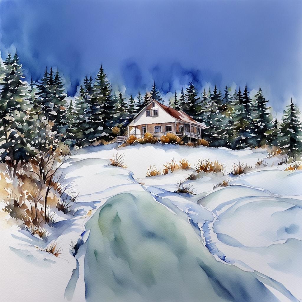 AI Realization of "Done in Watercolour"