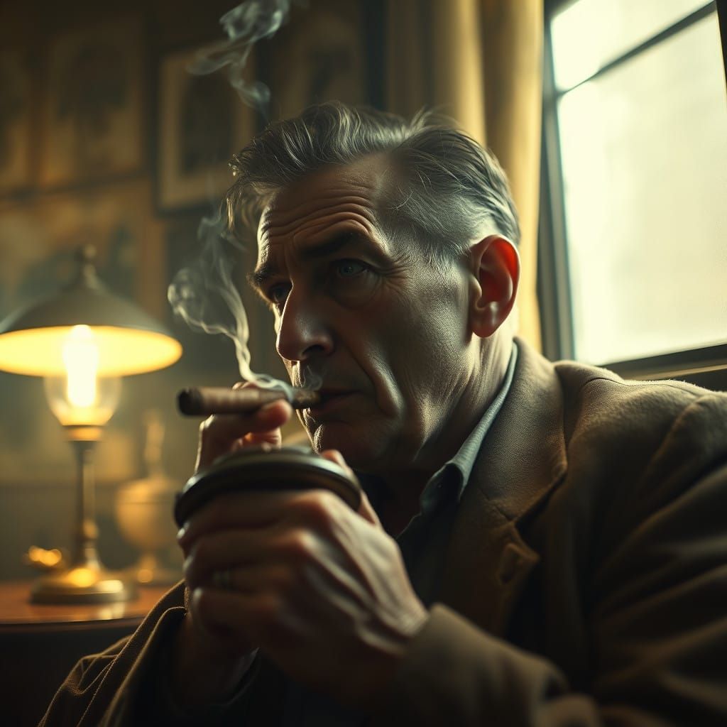 A Haunted Hollywood Actor in a Smoky NYC Apartment