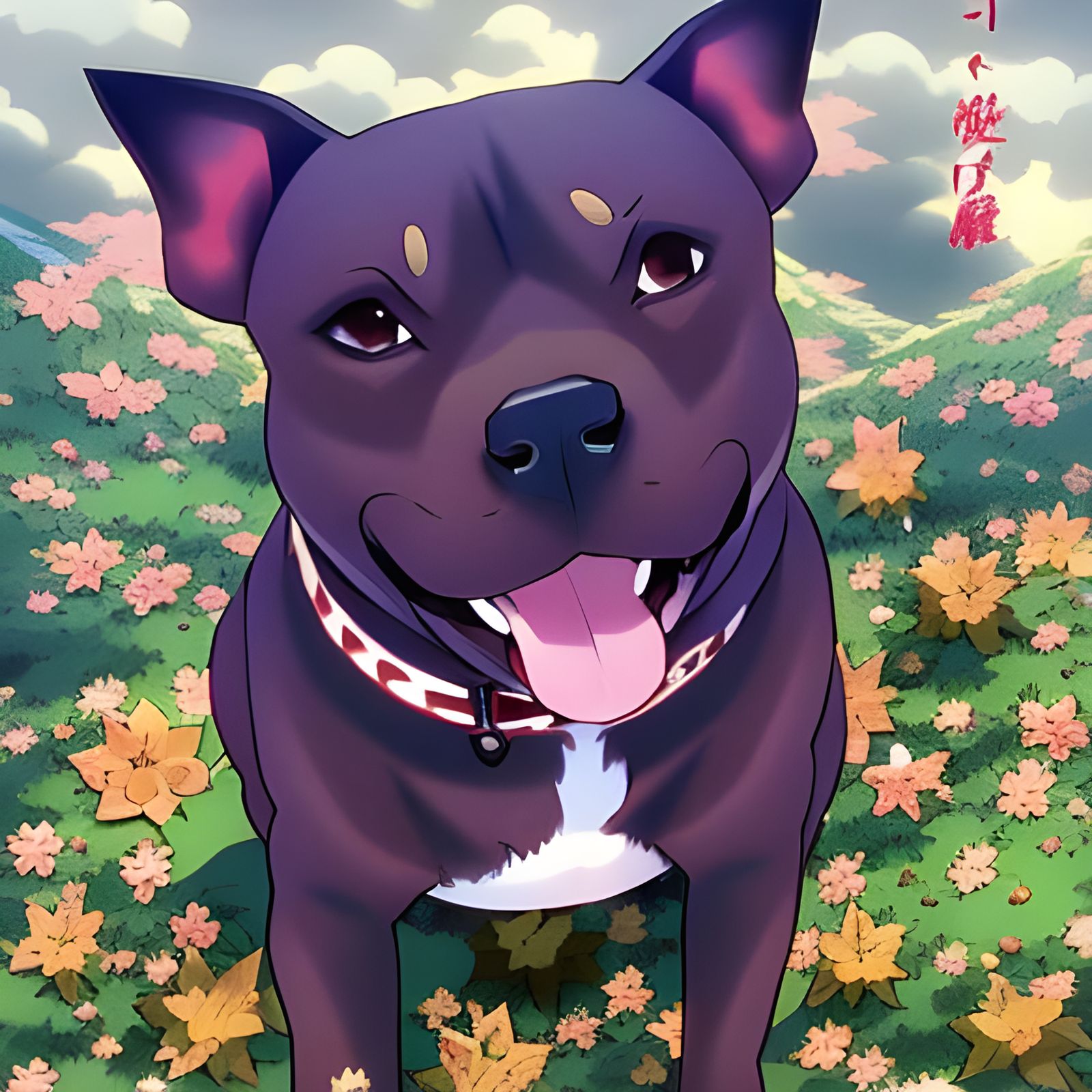 Staffordshire Bull Terrier Anime