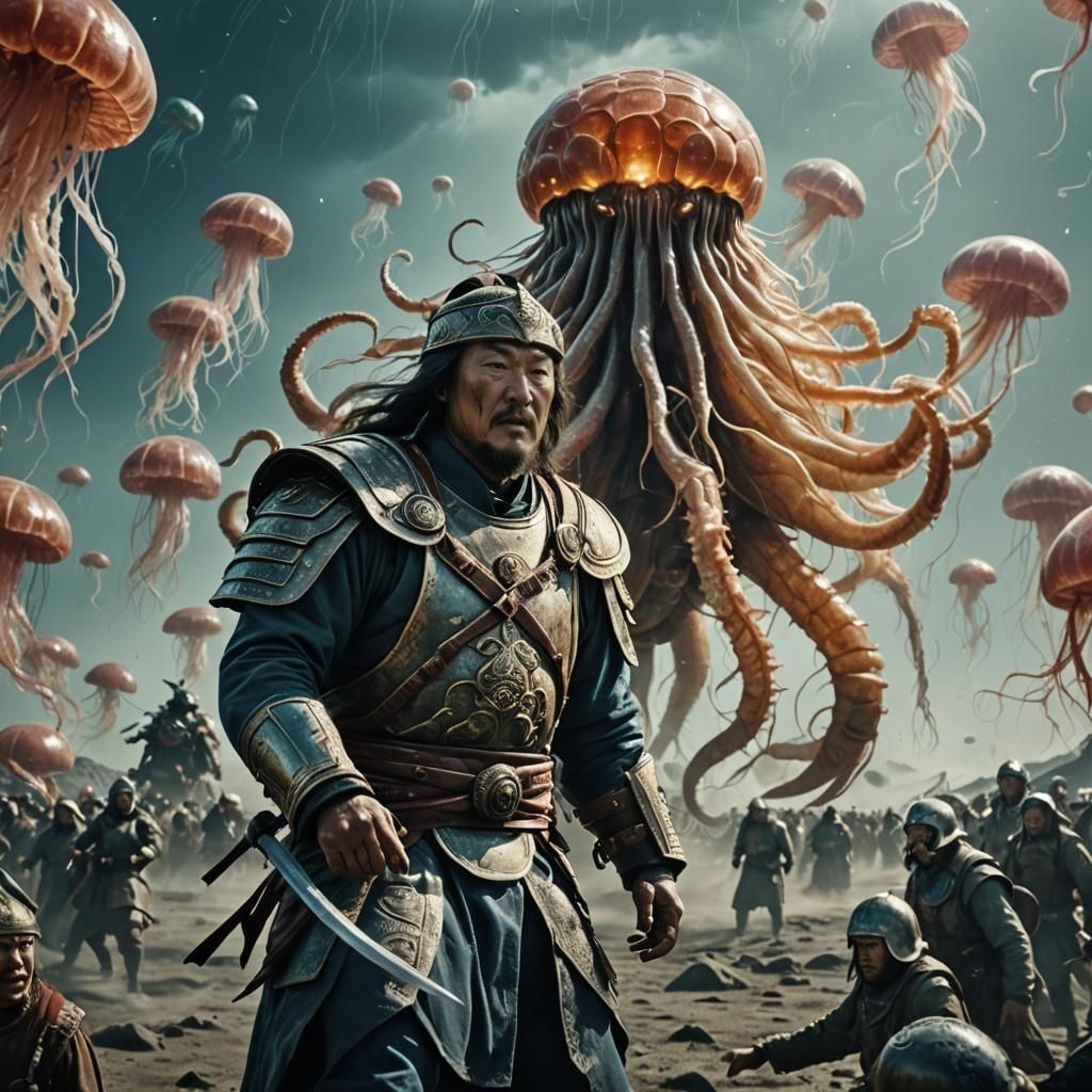 Genghis Khan Battles Jellyfish in Sci-Fi Thriller