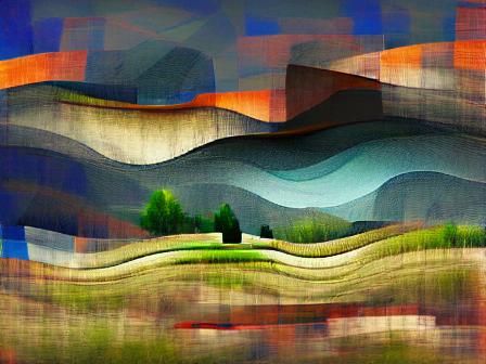 Abstract Landscape Art