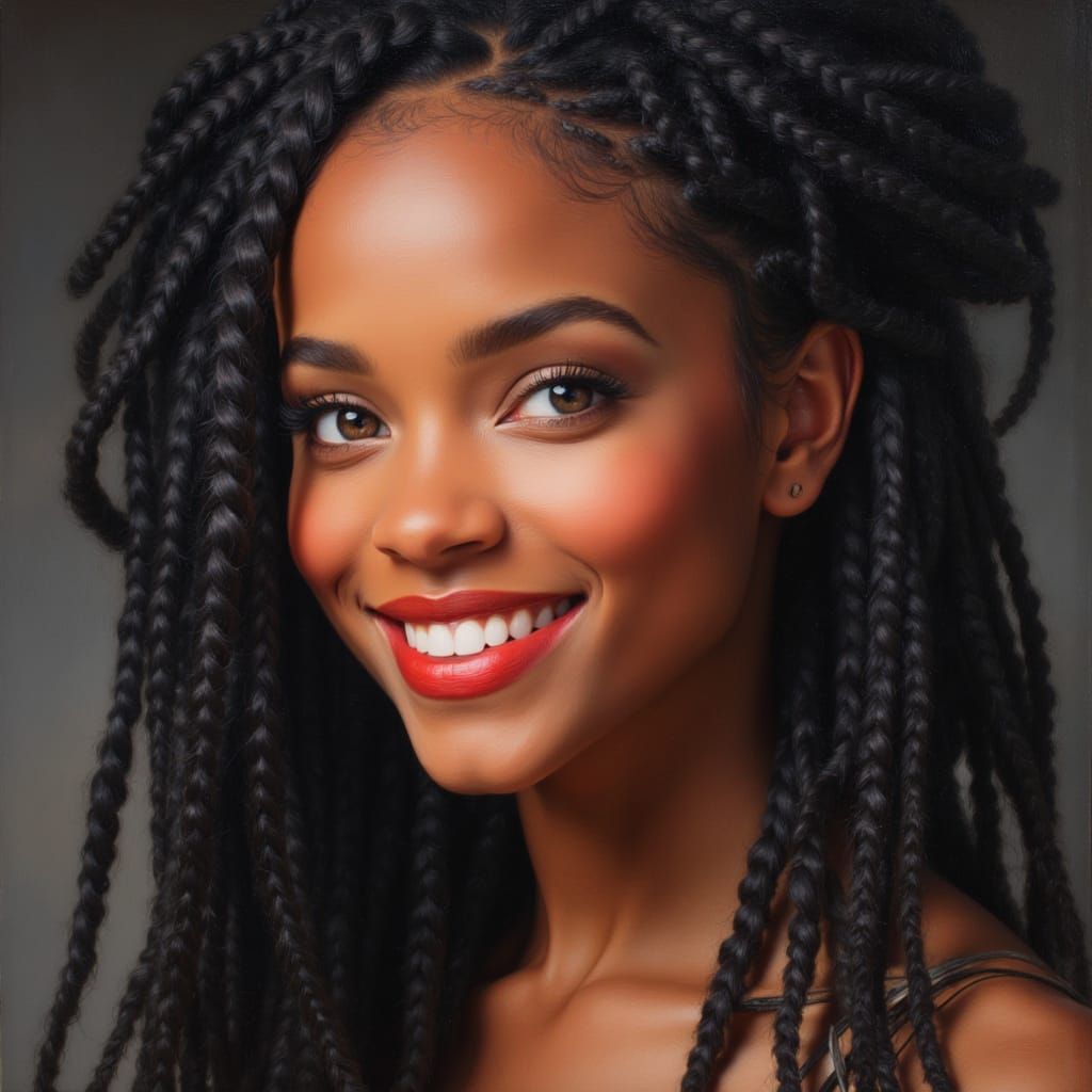 Kelly Rowland as African Goddess in Studio Portrait