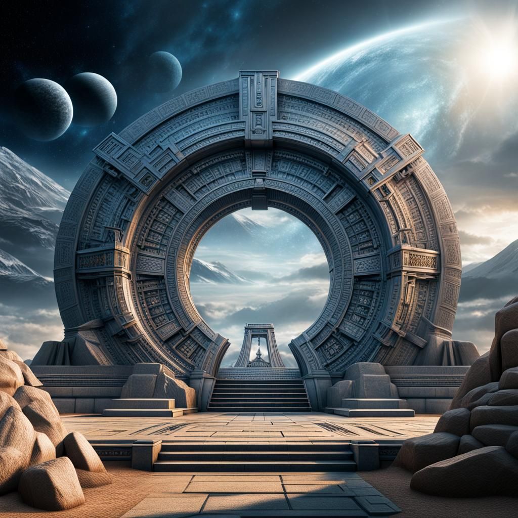 Hyperrealistic Stargate in Cinematic HDR