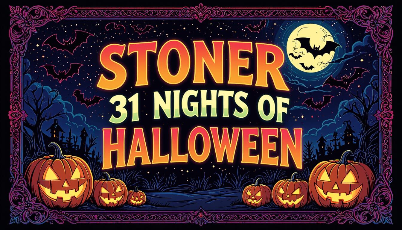 Psychedelic Halloween Night Ad in D'Errico Style