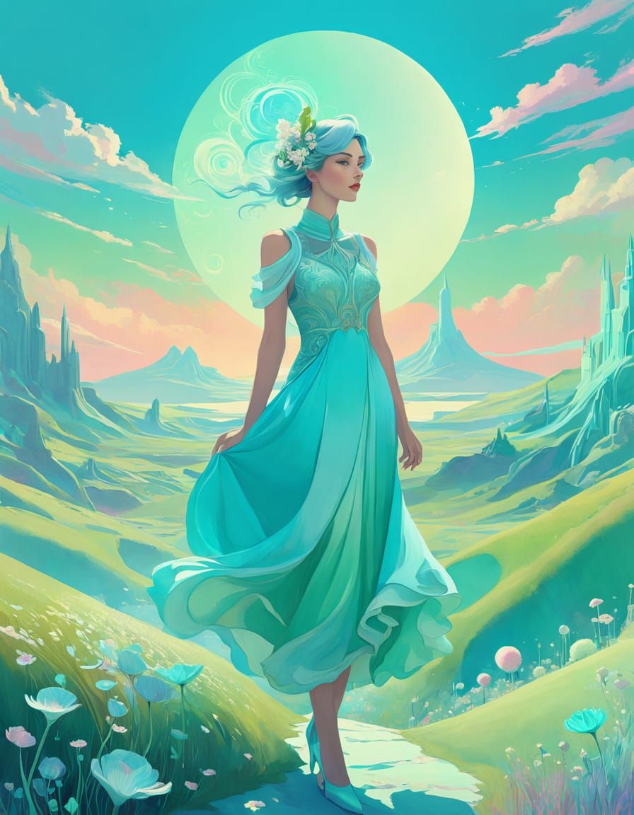 turquoise, teal, cyan, blue-green