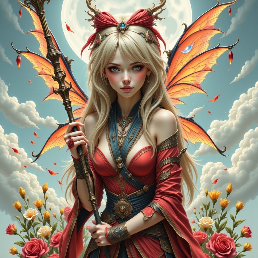 Hyperreal Fairy Elf Portrait