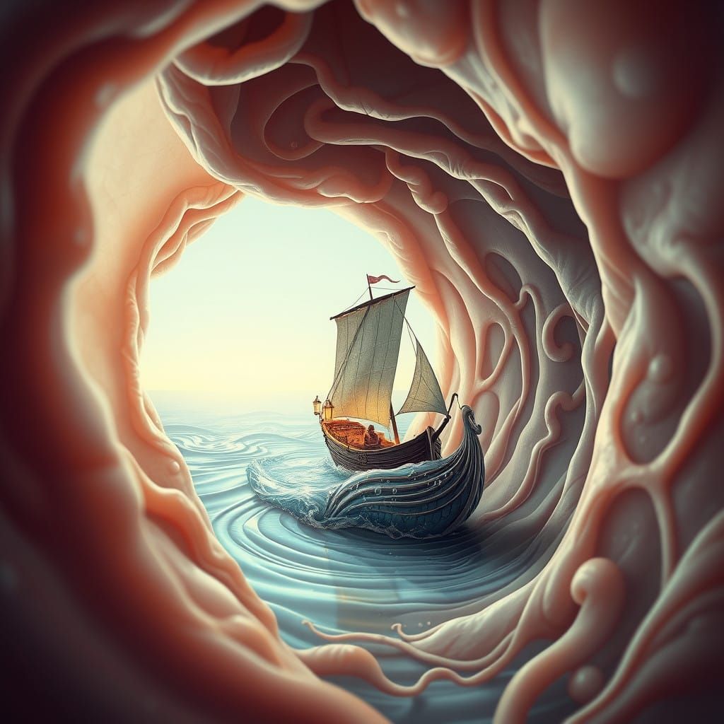 Surreal Sea Cavern