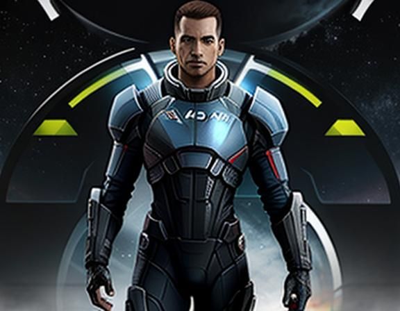 AI Generated Image of Mass Effect