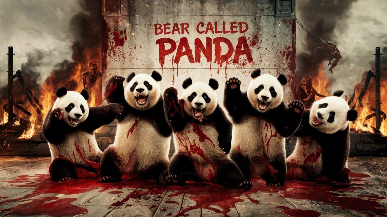 Pandas in Hell: A Cinematic Vision of Agony