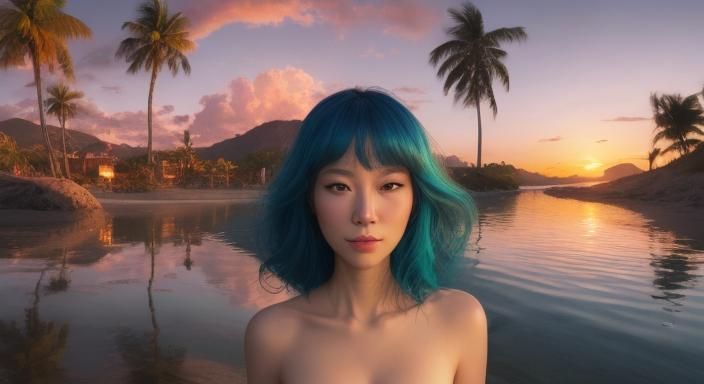 Relaxing Beach Scene in HDRI, Professional Photography