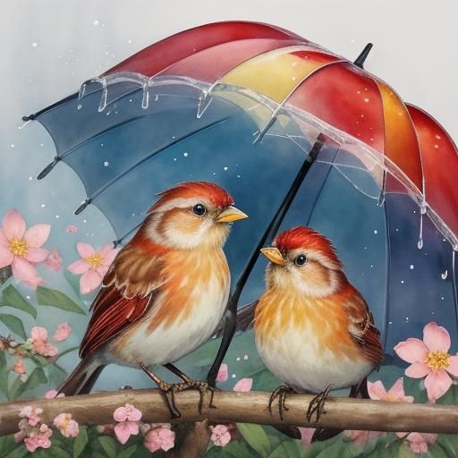 Sheltering from the rain