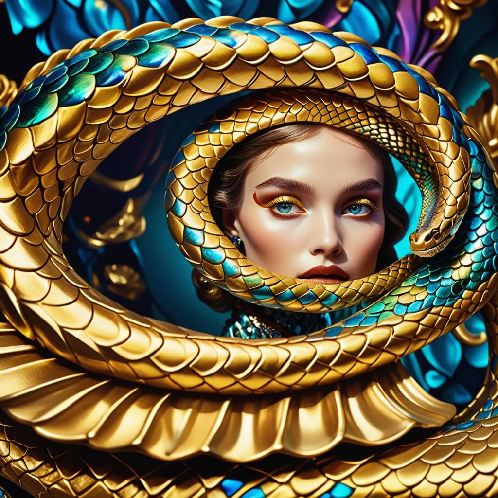 Luxurious Surreal Beauty in Hyper-Realistic Details