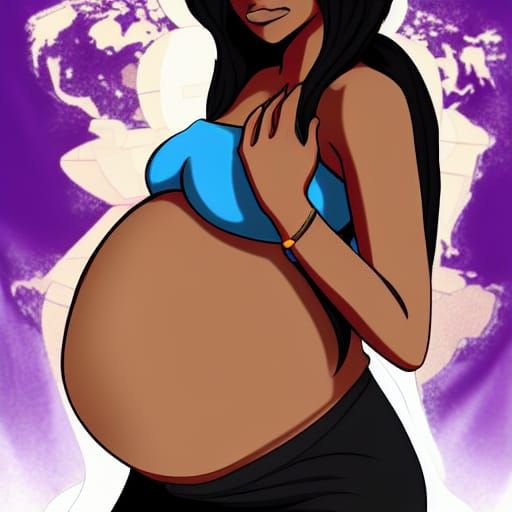 Pregnant Man in 'The World Ends With You' Style