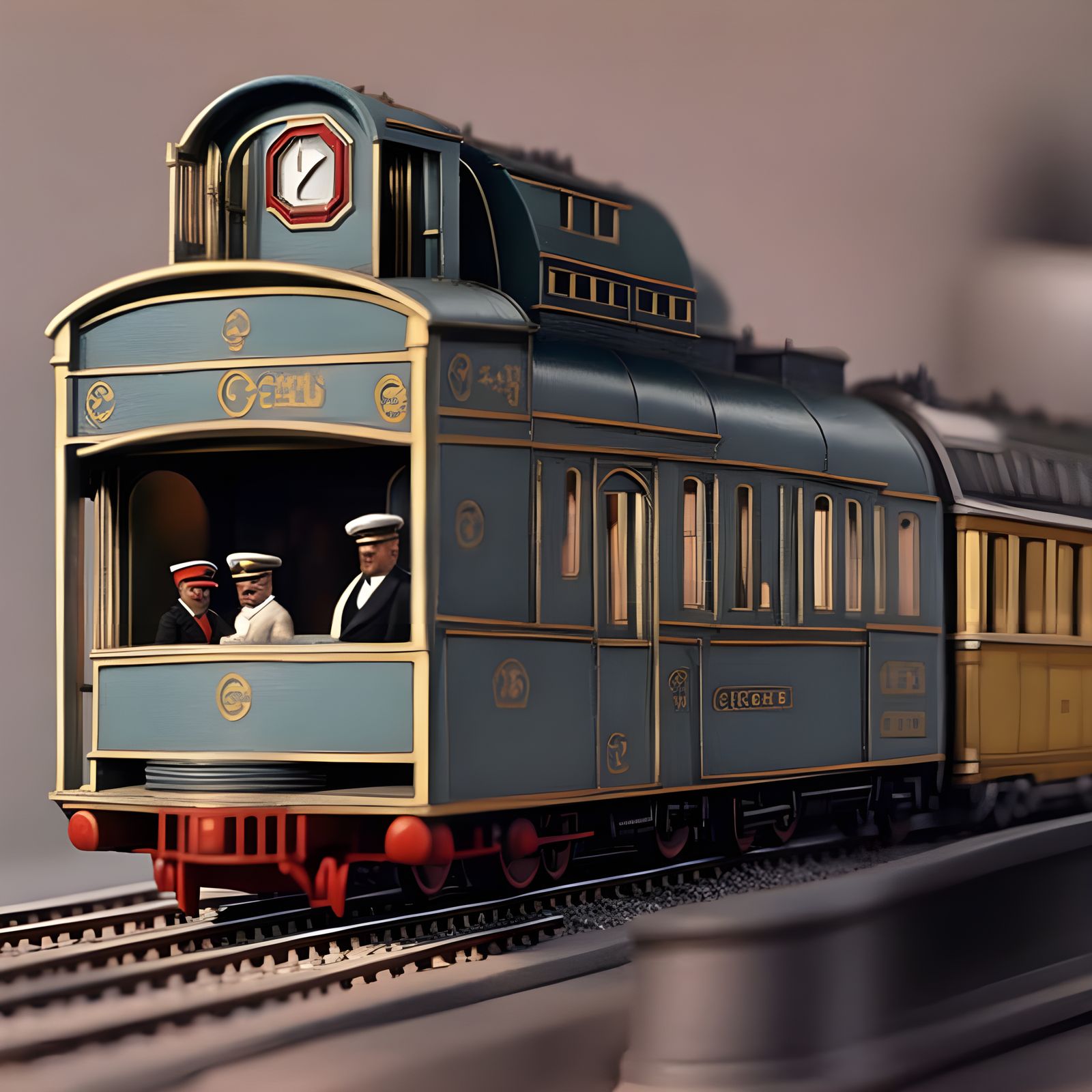 Miniature Orient Express Cabin: Hyperrealistic Art