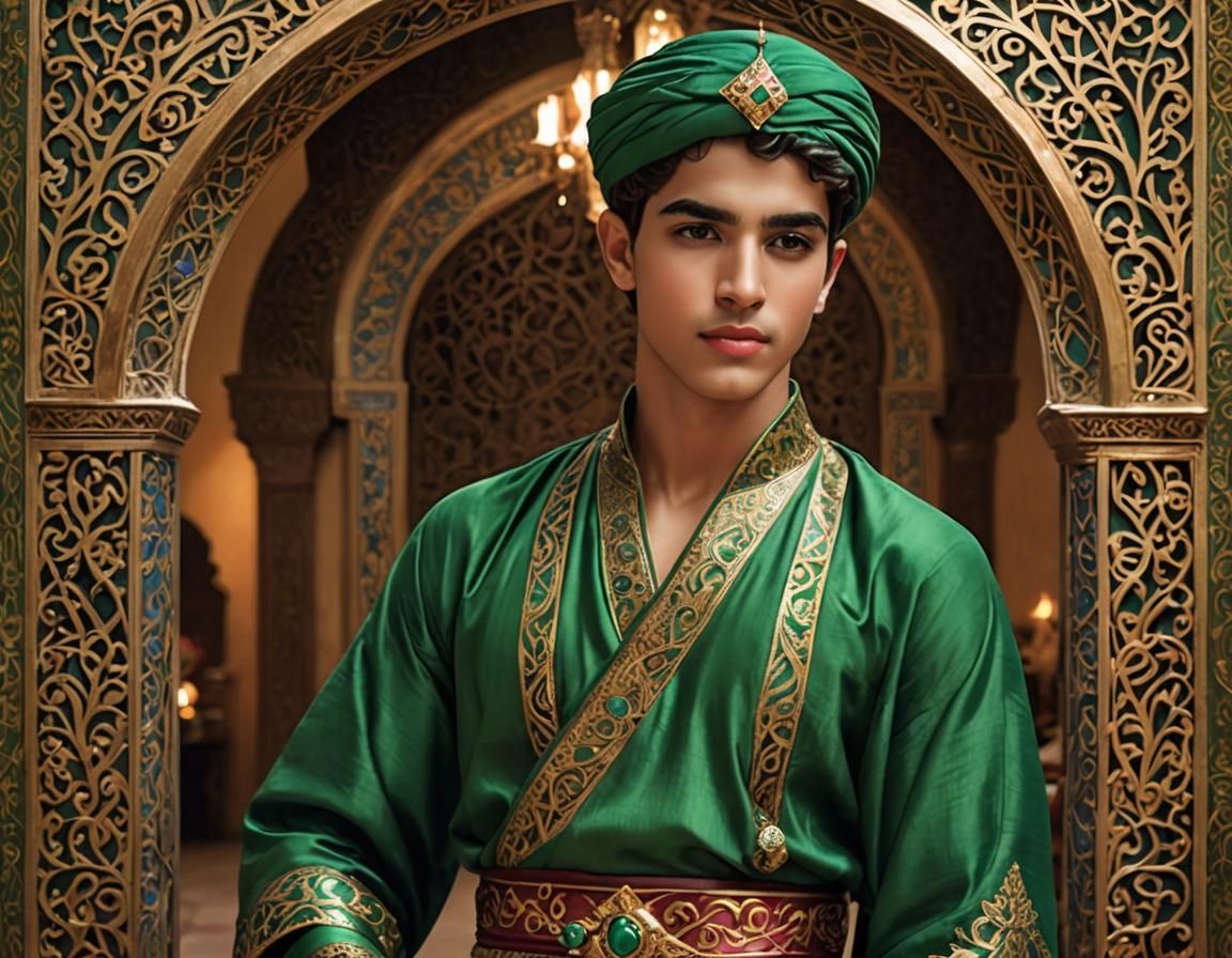 The boy from "The Third Kalandar's Tale" from the collection...