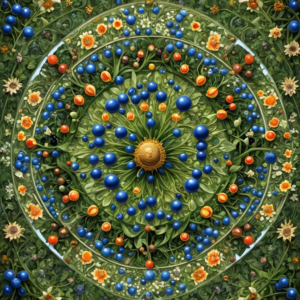 Surreal Kaleidoscope of Nature and Geometry