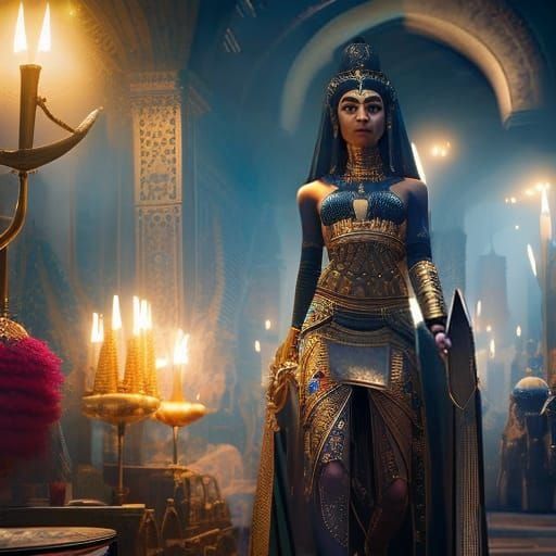 Haunted Pharaohs in Dark Tomb, Horrorcore Style