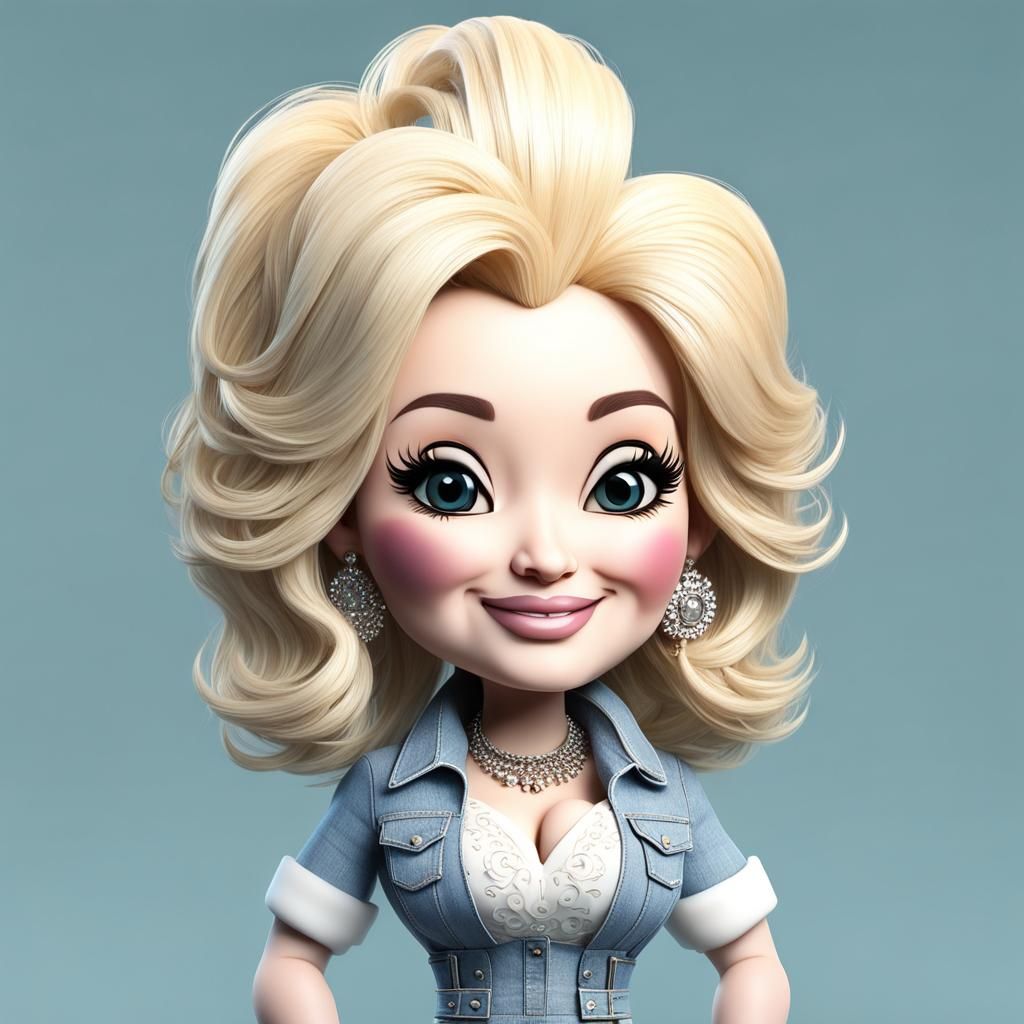 Adorable 3D Chibi Character Model