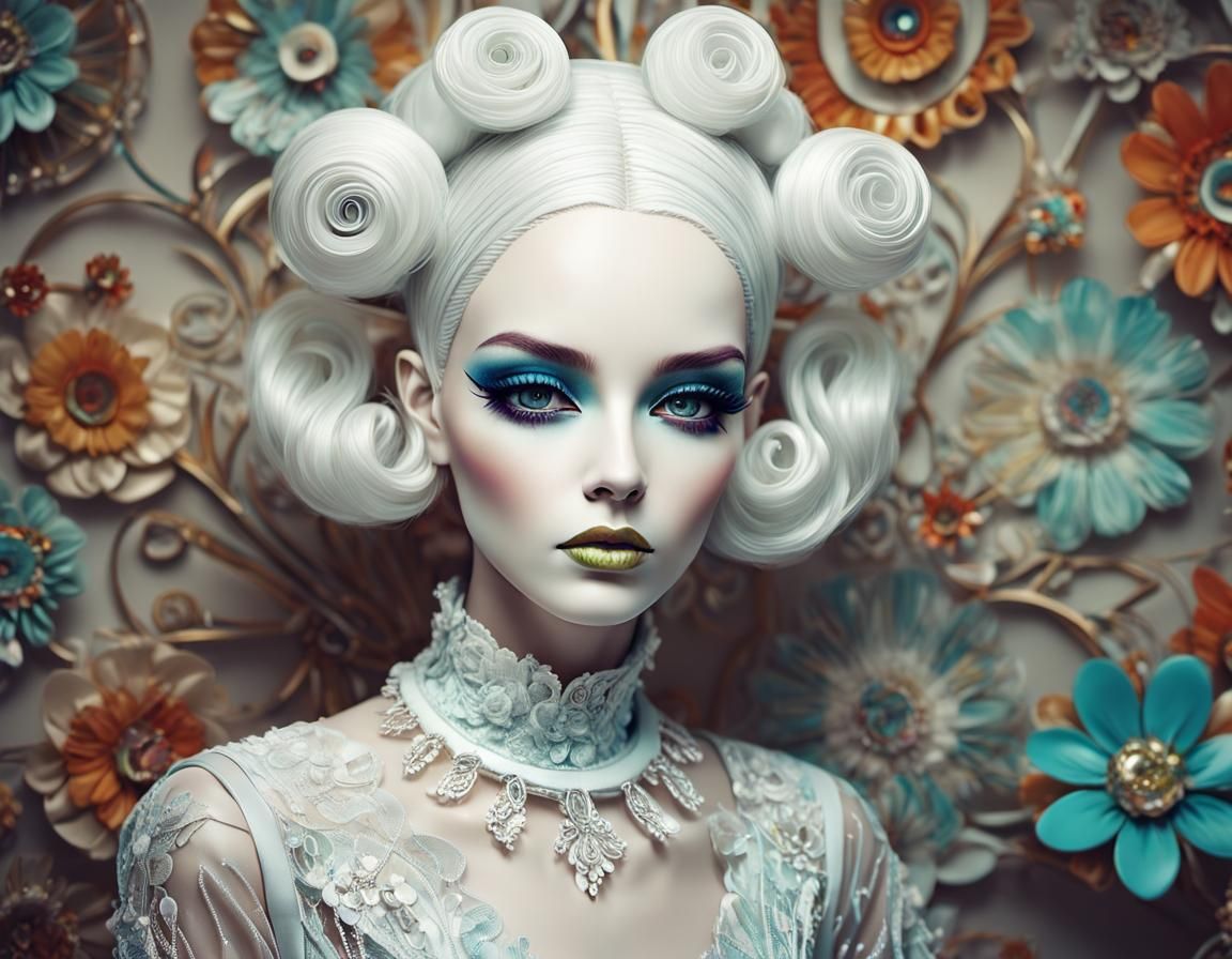 Android Dolls in Sixties Loungeroom