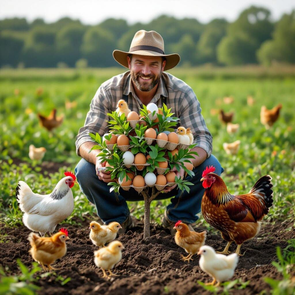 Farmer Grows Chicken Trees: An Unusual Harvest