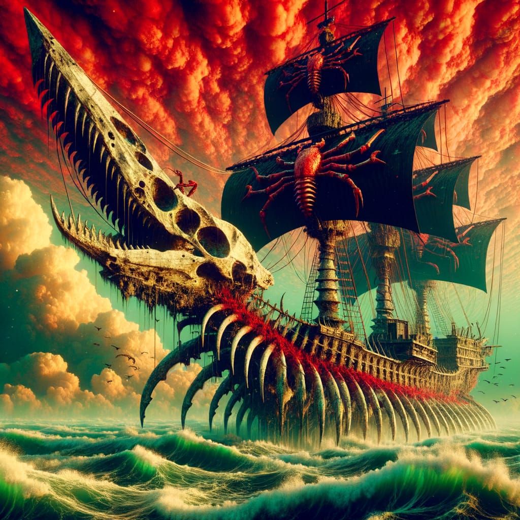 Ancient Maritime Adventure on a Haunting Red Sea