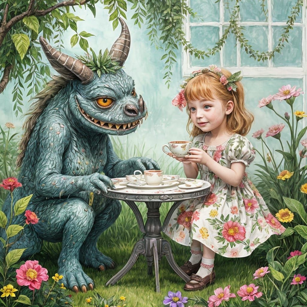 Kind Monster Tea Party