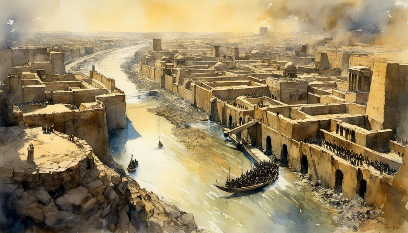 Babylon Captives on the Euphrates River