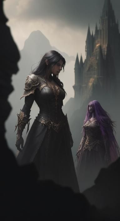 Terrifying Creature Emerges from Gothic Castle