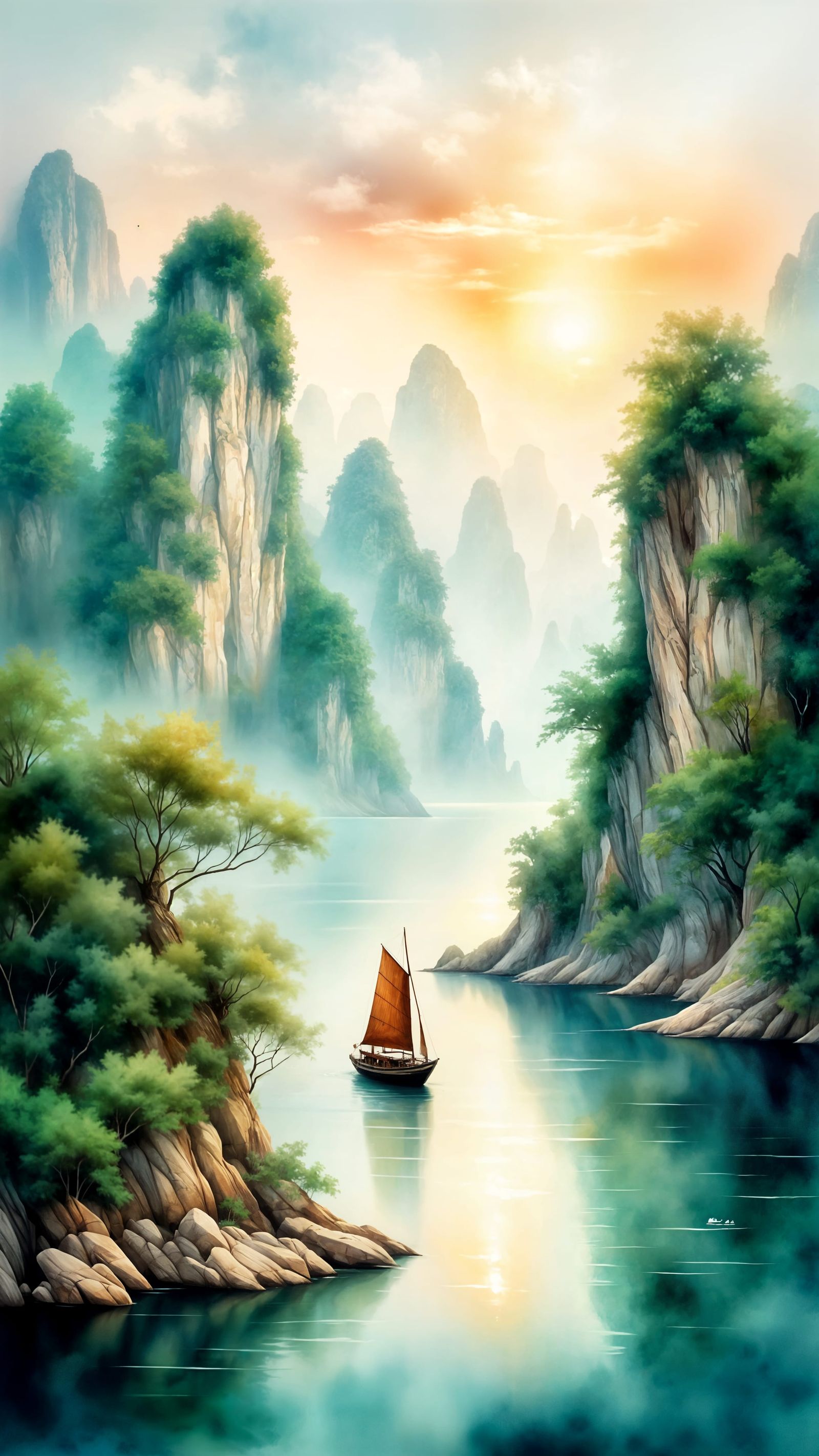 Enchanting Halong Bay Sunrise