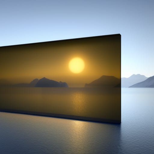 Lofoten Islands: Light Through Transparent Box