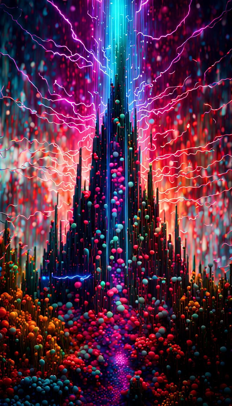 Electromagnetic Spectrum: Detailed Matte Painting in Deep Co...