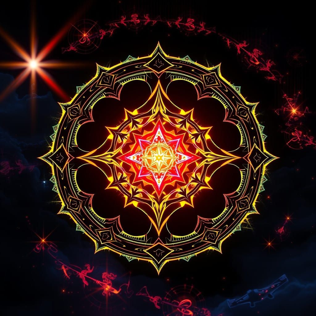 Ethereal Magic Portal Unveils Hidden Sigil