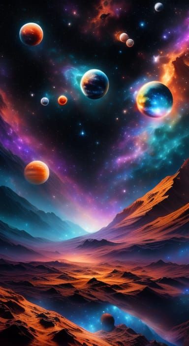 <lora:Constellation DS8:1.0> A breathtaking outer space scen...