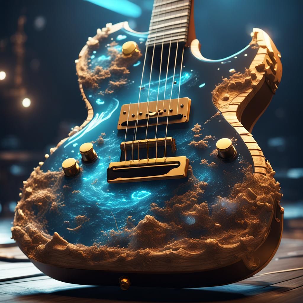 Ocean Guitar: 3D Game Cinematic Masterpiece