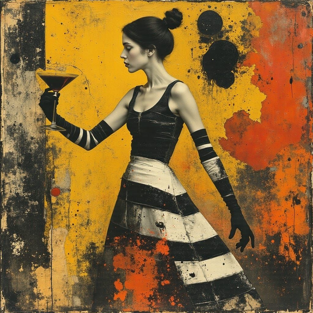 Espresso Martini in Impasto Style