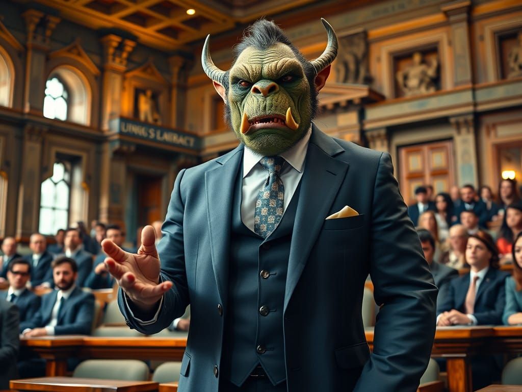 Professor Orc Teaches History of Warfare in Modern Lecture H...