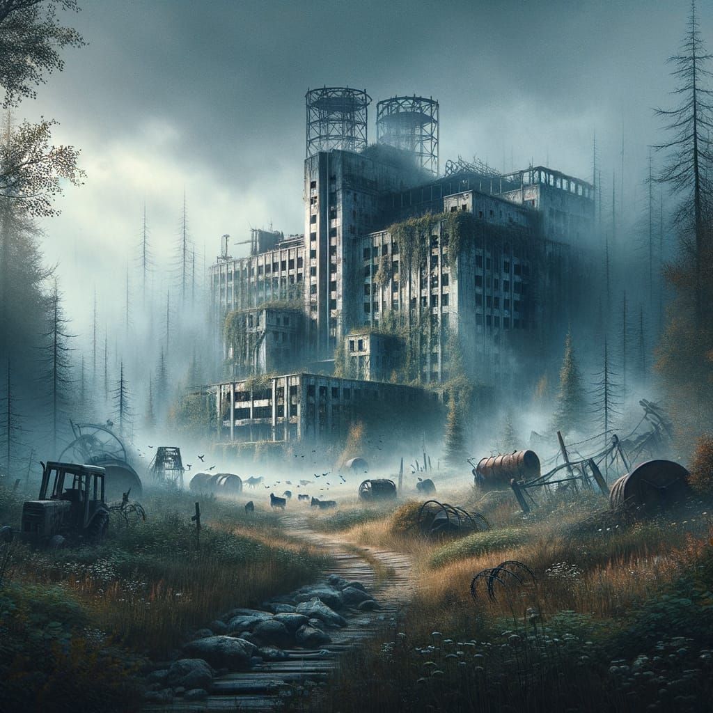 Post-Apocalyptic Chernobyl Landscape Wallpaper in Survival H...